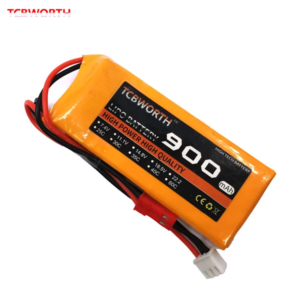 Радиоуправляемая игрушка LiPo батарея 2S 7,4 v 900mAh 1300mAh 2200mAh 3300mAh 4500mAh 6000mAh 25C 35C для радиоуправляемый самолет, Квадрокоптер, автомобильный вертолет 2S LiPo