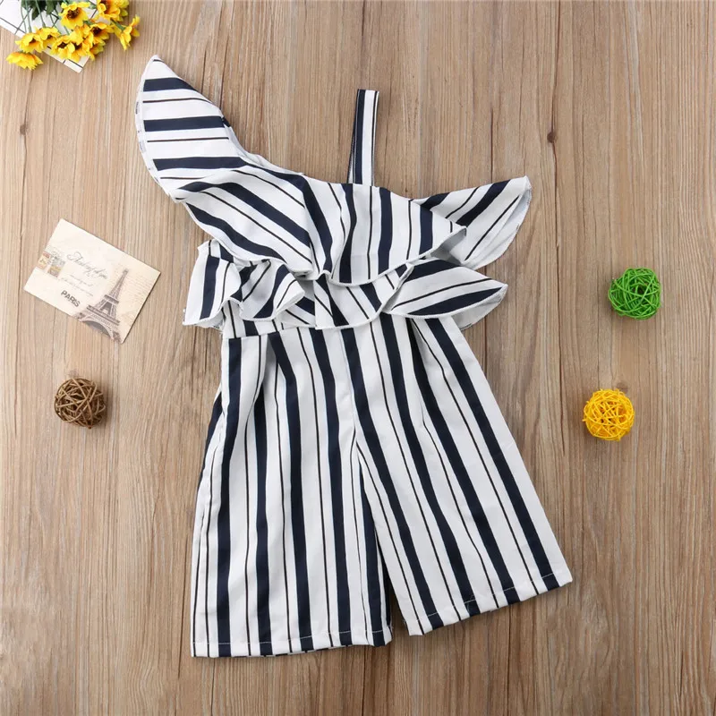 

New 2018 Striped Kids Harem Pants Baby Clothing Jumpsuit Summer Girl Clothes Bib Pants