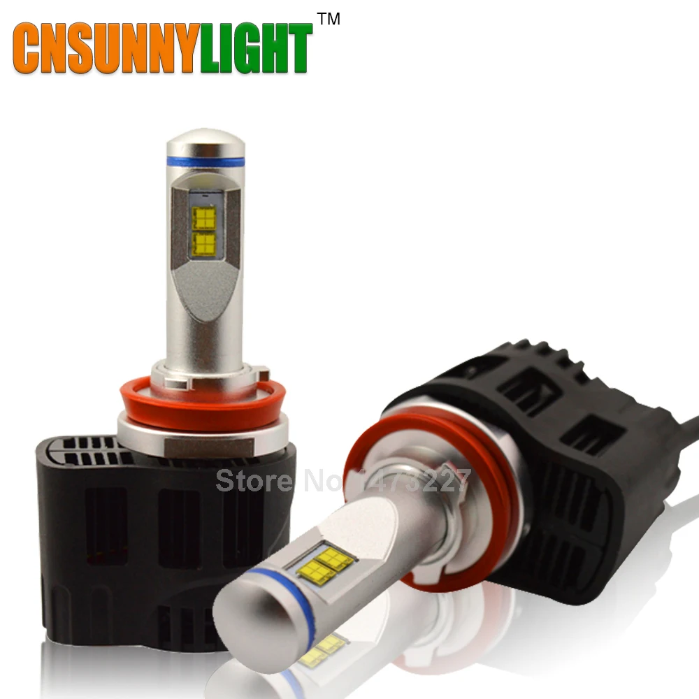 CNSUNNYLIGHT фар автомобиля Canbus светодио дный H11 9005 HB3 9006 HB4 H4 H7 Lumi s чипов MZ 110 W 10400LM 5/6000 K