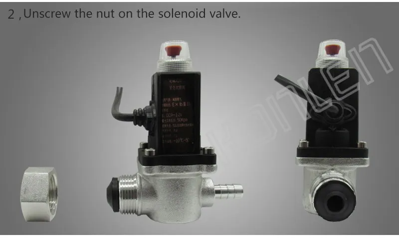 Gas detector with cylinder Solenoid valve 06