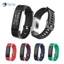 Teyo Спорт Смарт Браслет ID115HR плюс сердечного ритма Мониторы Smart Band Фитнес трекер Smart Браслет Смарт часы для Android IOS