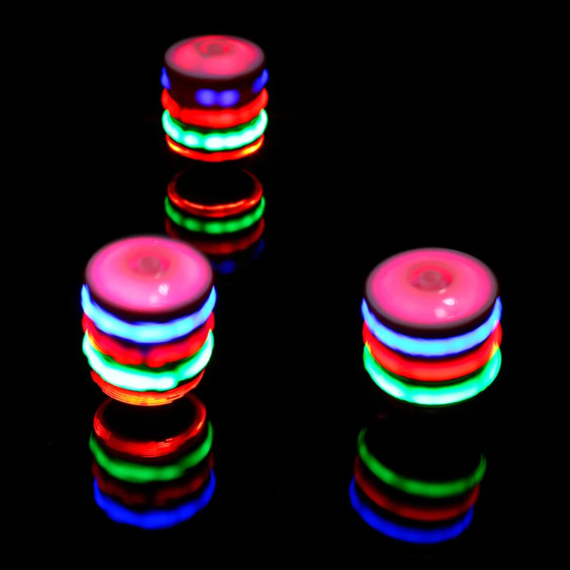 2018 Горячие Интересные детские игрушки красочные Flash светодио дный свет Прядильный механизм лазерной музыкальный гироскоп детские