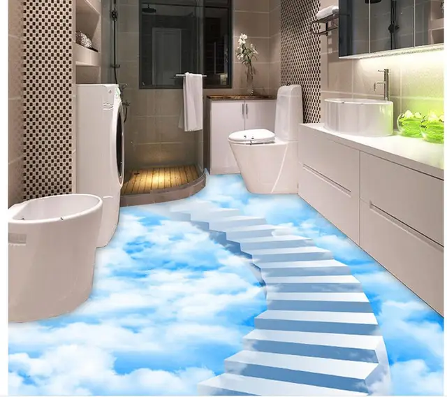 Tapete für boden Wolken stehleiter bad boden schlafzimmer 3D boden ... Tapete für boden Wolken stehleiter bad boden schlafzimmer 3D boden ...