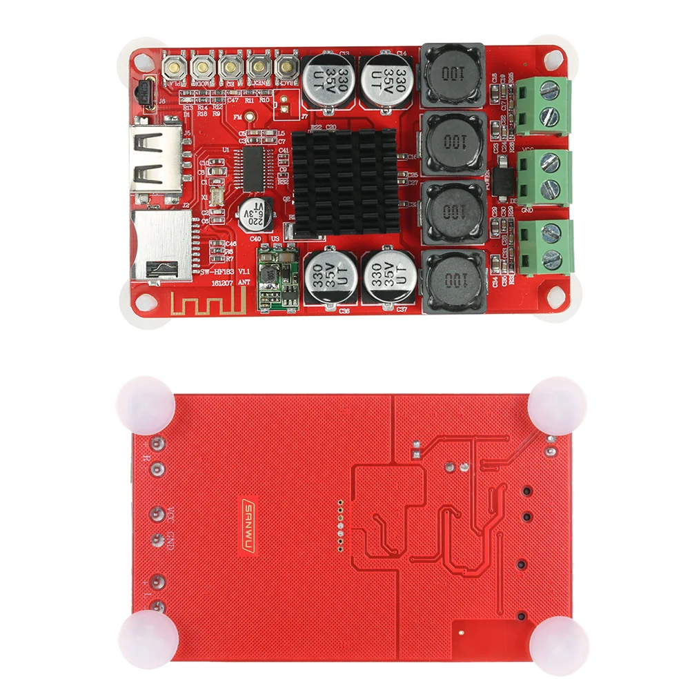 2*50W Wireless Bluetoo 4.0 Audio Receiver Board Stereo Amplifier Module