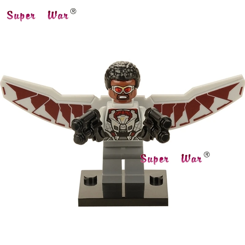 

20pcs superhero marvel clvil war building blocks action bricks model educational diy toys