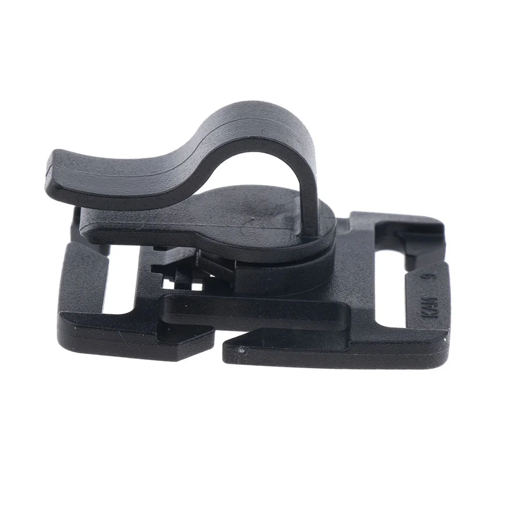Hydration Pack Drink Tube Hose + Molle Backpack Pipe Hose Holder Buckle Hook for Hunting Trekking Walking