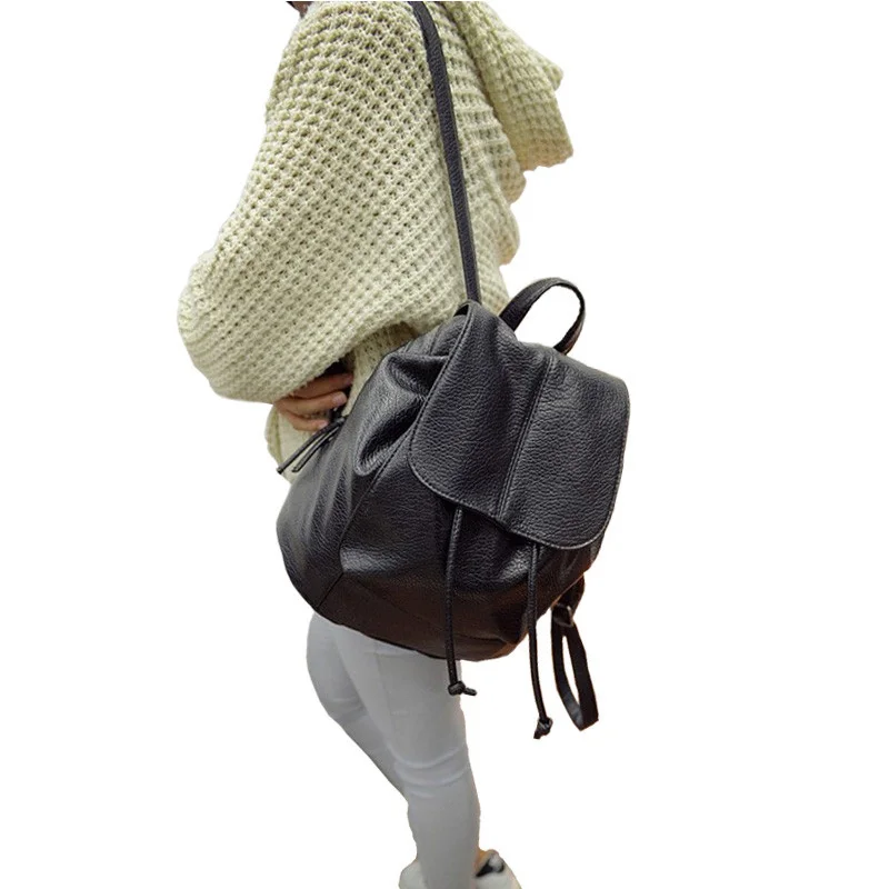 New Fashion Women Backpacks Women PU Leather Backpacks Girl School Bag High Quality Ladies Bags Designer