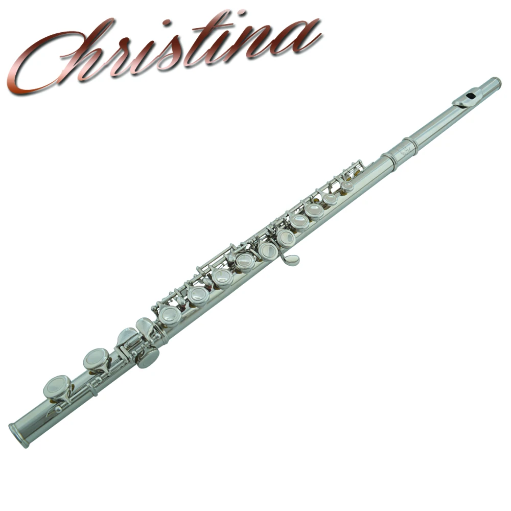 2016 new JAZZOR JZFL E1 professional C(C)silver Flute 16 holes flute High Quality Silver Plated