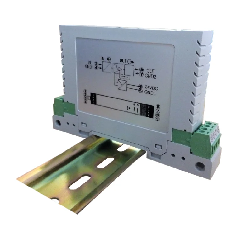 One Input and One Output Signal Isolator 4-20mA Analog Current and Voltage Conversion Isolation Transmission Module