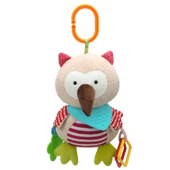 

Baby Lathe Hanging Ring Animal Rattle Baby Stroller Hanging Appease Toys Crib Hanging Teether Stuffed Doll