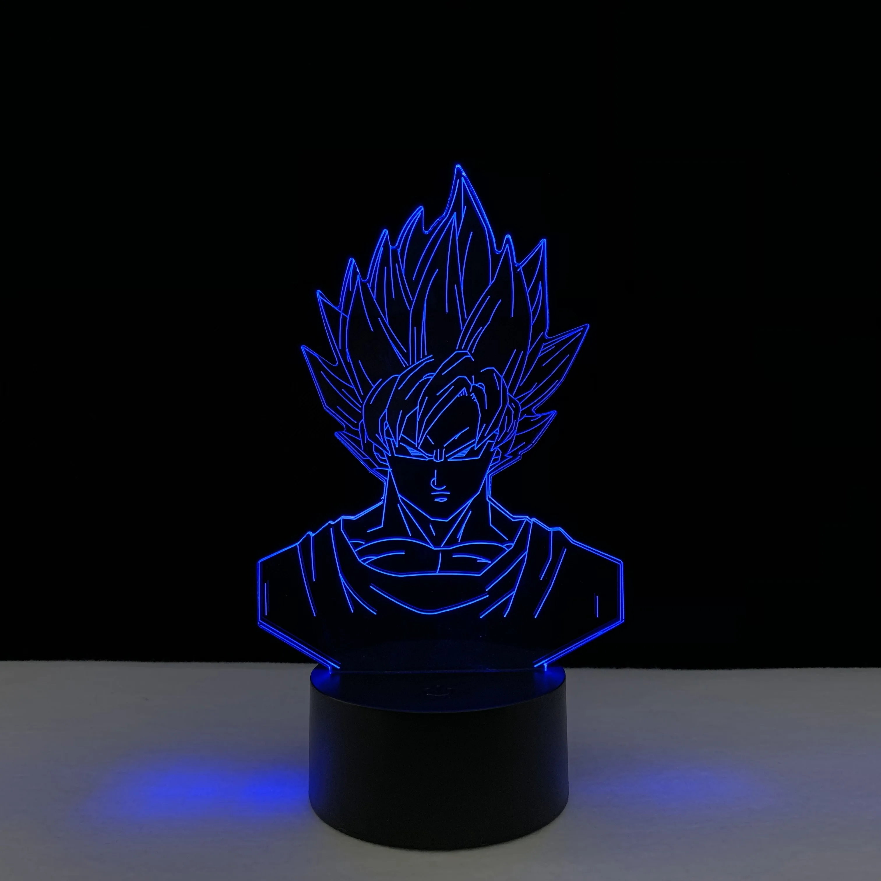 Drgon Z мяч 3D лампа Saiyan Goku Cacarot Janpese светодиодный LED многоцветный детский подарок на день рождения спальня декоративный ночник настольная