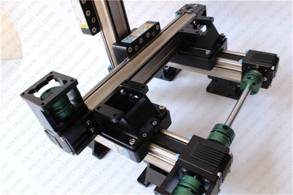 MJUNIT xy postioning ось линейная Поддержка вала движения серии скольжения CNC алюминиевые рельсы высокого качества