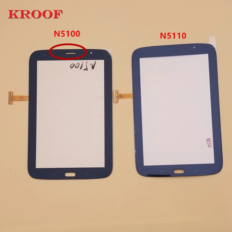 

KROOF 8.0" For Samsung Galaxy Note 8.0 GT-N5100 N5100 N5110 N5120 Touch Screen Digitizer Sensor Front Outer Glass Lens Panel