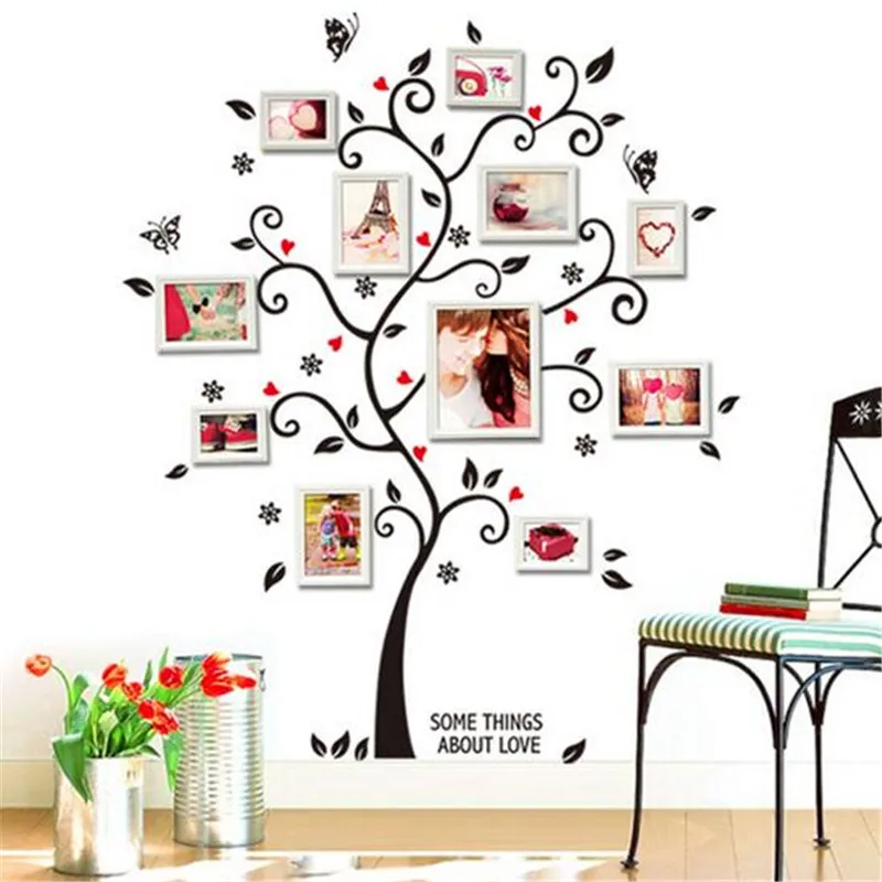 Design Stickers For Walls removable wall stickers wall decoration wall art nice quality pvc eco friendly non toxic hot sale designs we accept small wholesale ordersfree Aliexpresscom Buy New Arrival Black Tree Photo Frame Diy 3d Vinyl Wall Stickers Removable Wall Sticker Design Living Room Home Decoration Cc2531 From Design Stickers For Walls 10 images about stencils on pinterest floral wall removable contemporary design stickers for Aliexpresscom Buy New Arrival Black Tree Photo Frame Diy 3d Vinyl Wall Stickers Removable Wall Sticker Design Living Room Home Decoration Cc2531 From