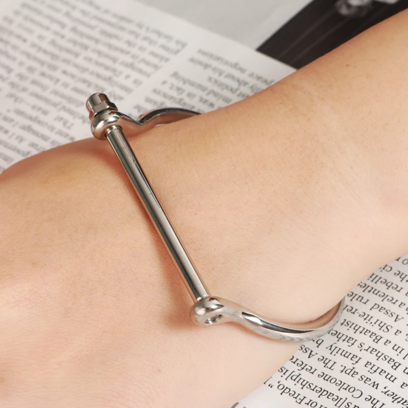 Fashion Punk Love Bangle Bracelet Stainless Steel