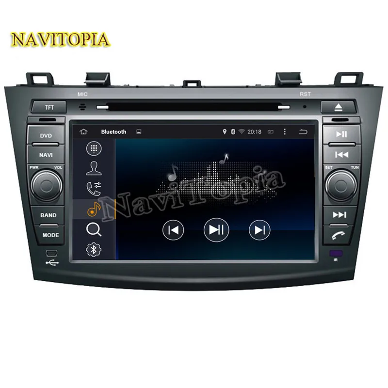 Excellent Octa Core 4G RAM 64G ROM Android 9.0 Car DVD Multimedia Player Auto GPS Navigation for MAZDA 3 2010- 7