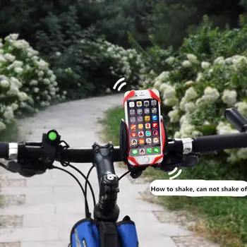 

Universal Phone Bicycle Holder Handlebar Mount Cradle Holder Support for iPhone 6 7 8 Plus X XR Samsung S9 Bicycle Phone Holder