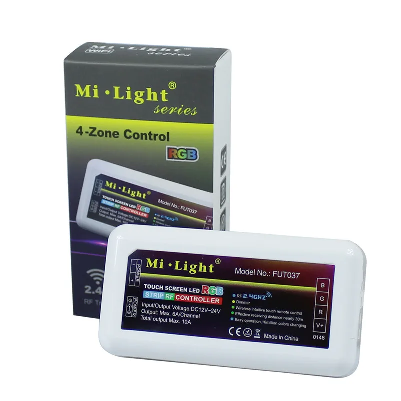 DC12 24V RGB led RF controller box Mi light series 2 4G Wifi wireless touch for
