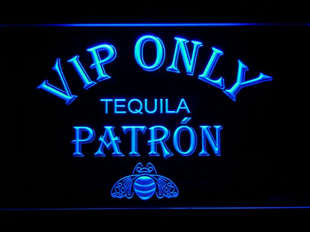 474 VIP Только Patron Tequila светодиодный неоновые световые знаки с переключателем вкл/выкл 20+ цвета 5 размеров на выбор