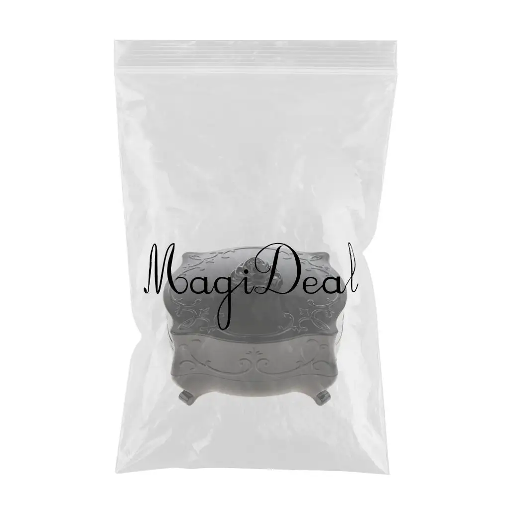 Vintage  Makeup Tools Loose Powder Box Sponge Puff Pad Storage Case Vintage Rose Flower Pattern Beautiful & Elegant Design