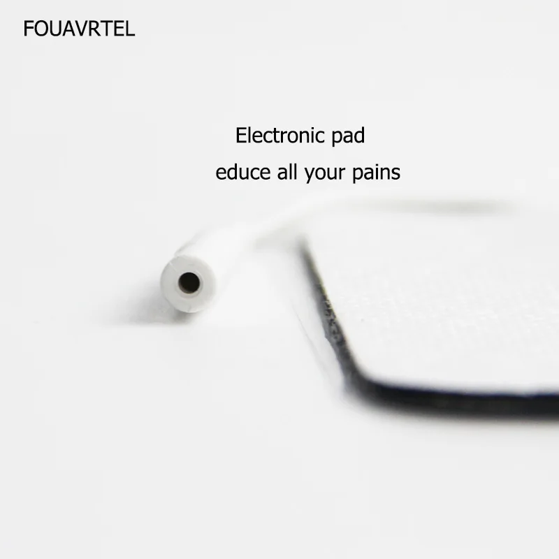 

FOUAVRTEL 50Pcs Pulse Adhesive Electrode Patche Tens Acupuncture Therapy Digital Physiotherapeutic Release Body Ache and Pains