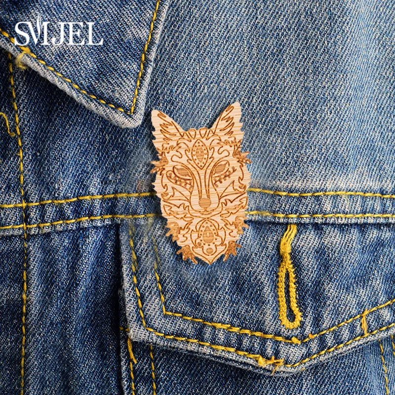 

SMJEL Japanese Fox Mask Brooch pins Lapel Dem Jackets Kids Retro Vintage Style Brooches Designer Brooch Cute Gifts for Women