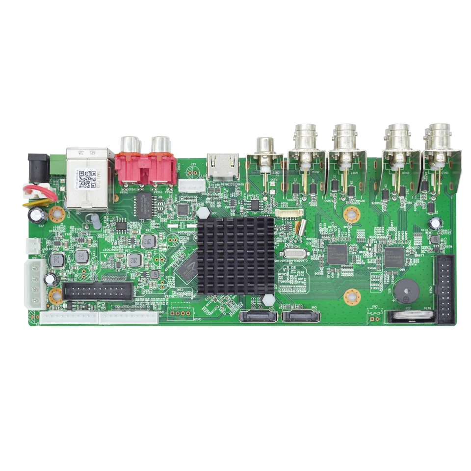  OUERTECH AHD CVI TVI IP CVBS 5in1 8CH CCTV DVR placa 1080P 4CH de Audio RCA en 2 SATA HDD placa pri