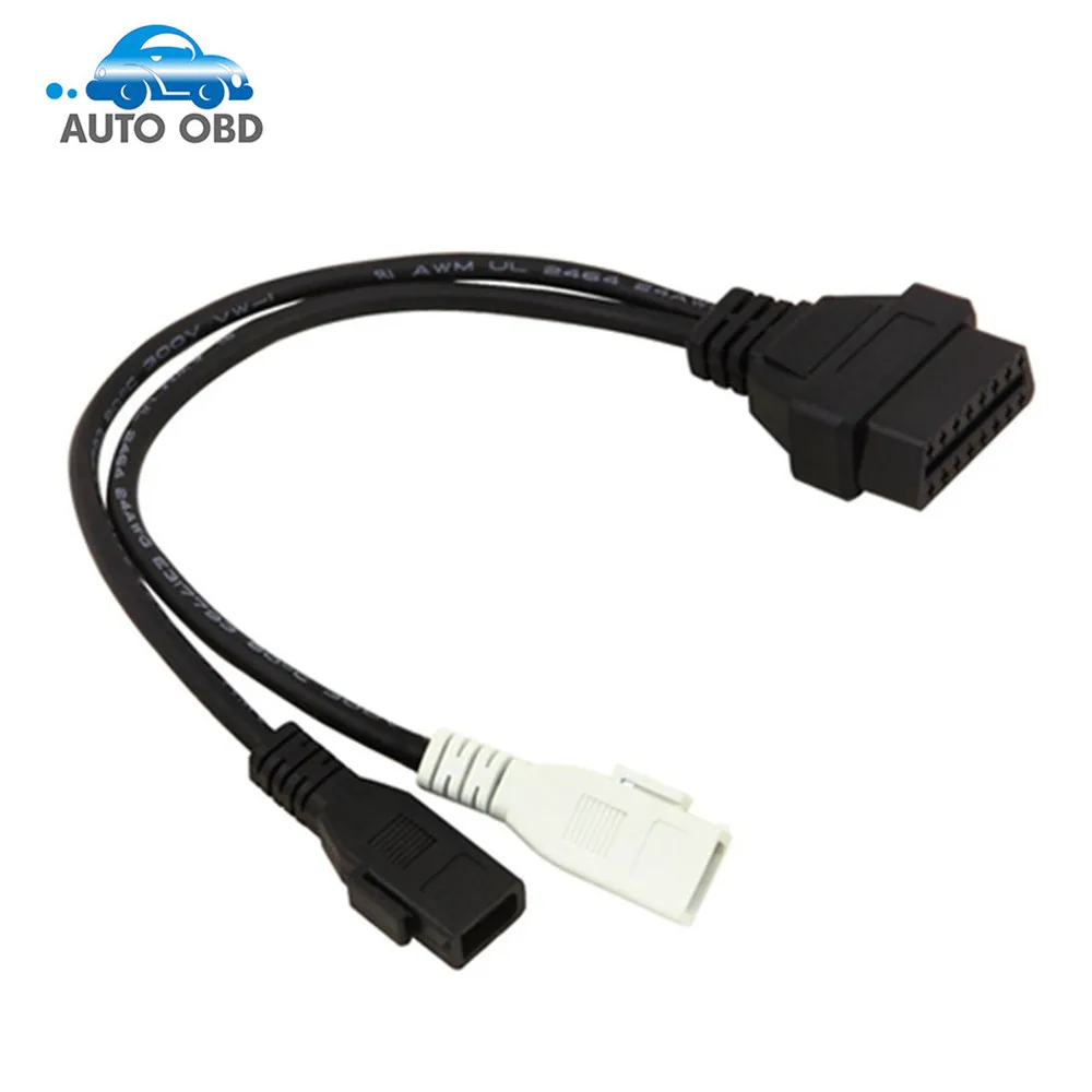 Кабель VAG для Ai * di 2P + 2x2 до 16 контактный гнездовой разъем OBDII или Sk oda OBD1 к OBD2