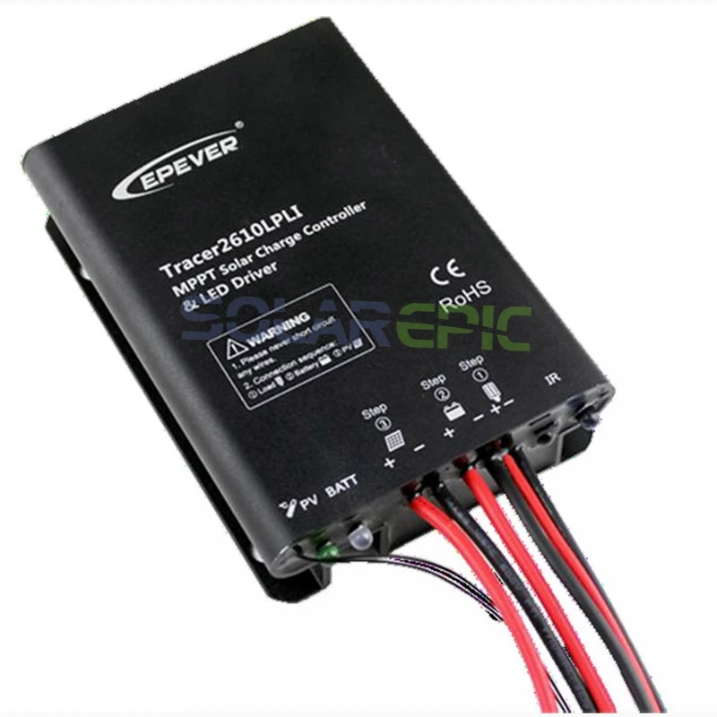 Epever10AMPPTSolarRegulator12V24VWaterproofLithiumBatterySolarChargeControllerWith
