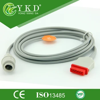 

GE Marqutte IBP Cable to Edward transducer adapter Cable, 11pin>6pin