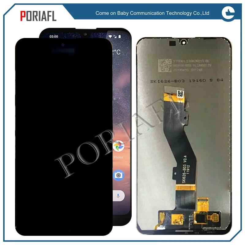 ЖК-дисплей и сенсорный датчик в сборе для Nokia 6 3 2 дюйма 1520*720 | Мобильные телефоны