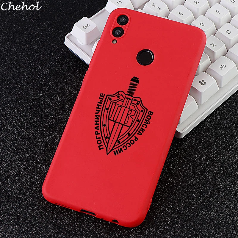

Phone Cases for Huawei Honor Note Mate10 Pro 20X Nova3 3i Case The Border Troops of Russia Soft Cell Phone Covers Accessories
