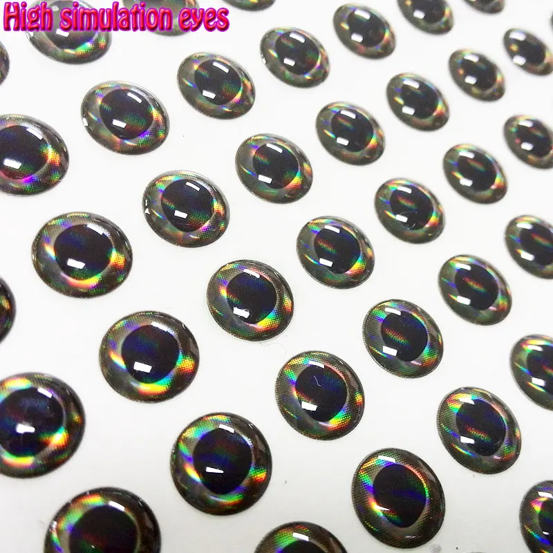 Ojos De Epoxi 3D Para Señuelos De Pesca – 500 Unidades, Tamaños 3/4/5 Mm, Realistas