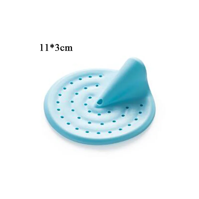 FEIGO Kitchen Bathroom Accessories Bathroom Sewerage Anti-Clogging Hair Strainer Shower Drain cover Kitchen Sink Filter F671 - Цвет: F671 Large blue