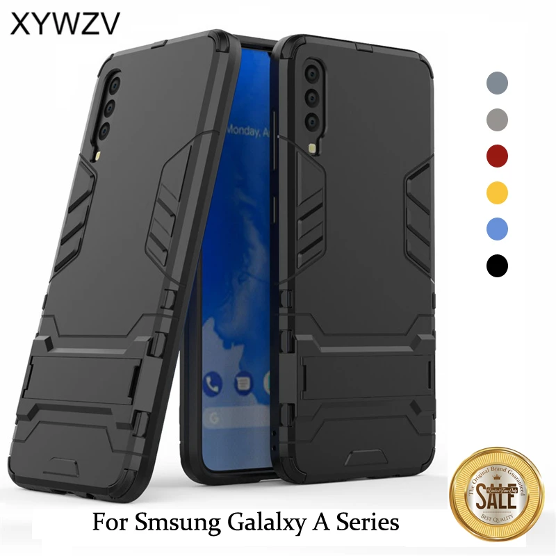 

For Samsung Galaxy A50 A70 Case Shockproof Armor Soft Silicone Hard PC Phone Case Back Cover For Samsung A30 A40 A50 A70 A80 A90