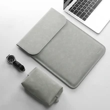 Новые матовые из искусственной кожи рукав сумка для ноутбука 15,6 14 для macbook Air 13 Чехол Pro retina, 11, 12, 15 лет для Xiaomi Mi Тетрадь 12,5 13,3