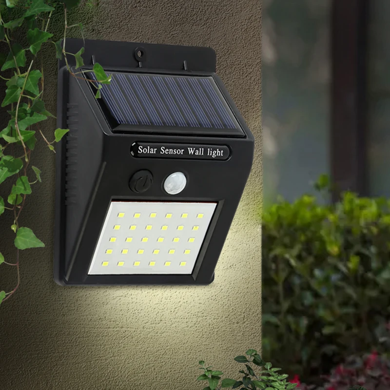 

LED Solar Light Motion Sensor Outdoor Garden Light Decoration Fence Stair Pathway Yard Security waterproof led wall lamps