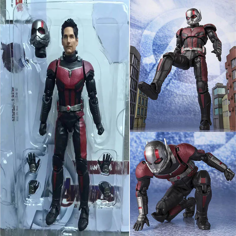 Мстители 4 Endgame SHFiguarts человек-муравей Бесконечность войны Antman фигурка модель игрушки для детей