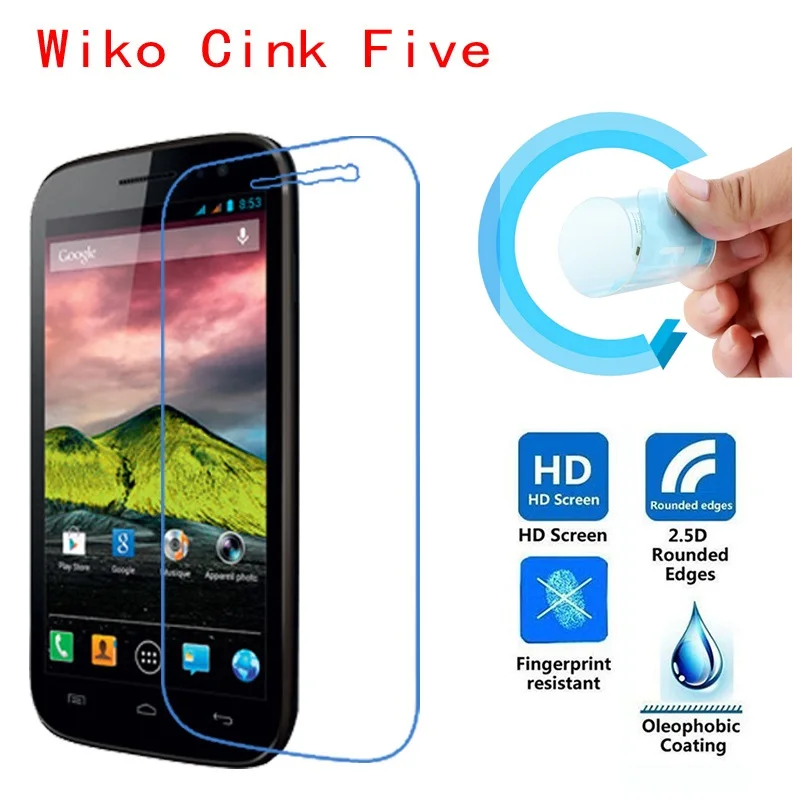 Wiko Cink Five Screen Protective Film 2.5D Ultra-Thin HD Clear Soft Pet Protector for | Мобильные телефоны и аксессуары