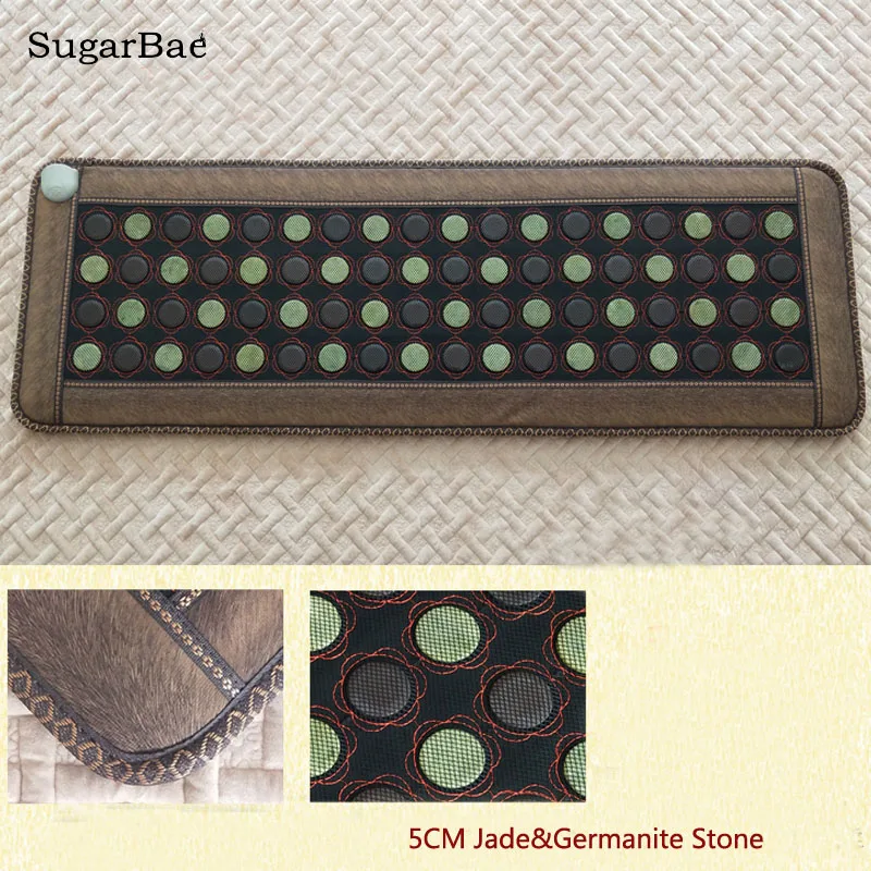 Coreia do Colchão Pacote com Caixa Turmalina Jade Aquecimento Tourmaline Pedra Sofá Mista Massagem Mat Tamanho 50x150 cm & 14 Home & Garden