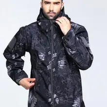 Army тактическая куртка человек скрытень Акула кожи Soft Shell TAD V4.0 военных пальто Мужчины куртка водонепроницаемая одежда