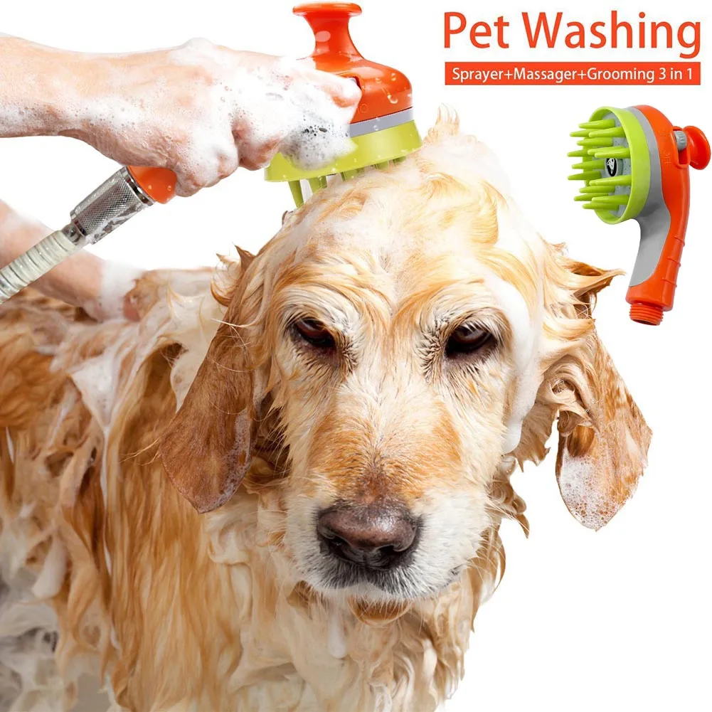 New Useful Multifunction Pet Dog Cat Bathing Shower Nozzle Spray