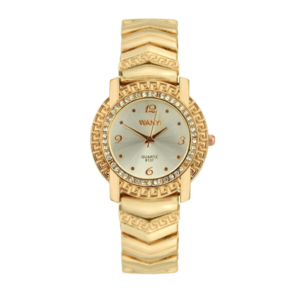 

Most Popular Now Watch Ladies Fashion Rhinestone Bracelet Watch Women Stainless Steel Creative Gift Quartz Wrist Watch Clock #W