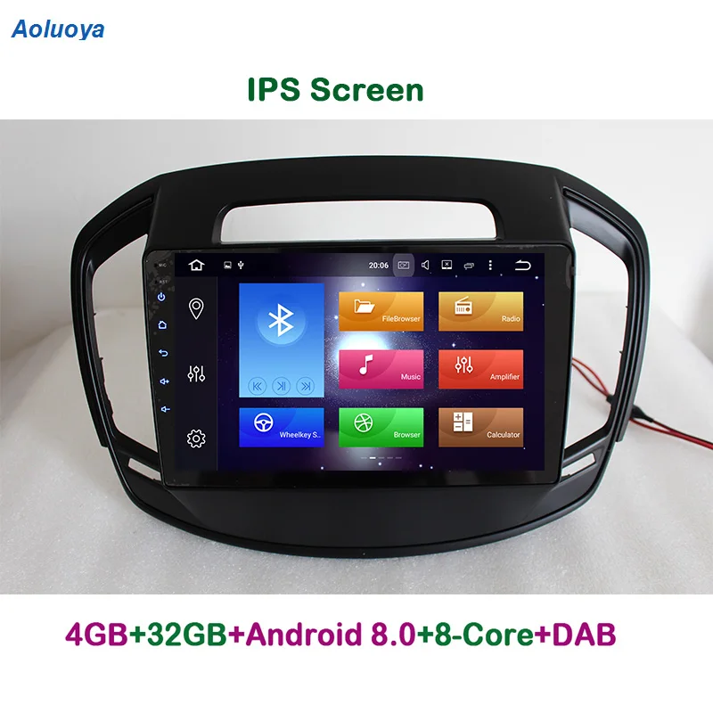 Aoluoya IPS 4G RAM 32G ROM Восьмиядерный Android 8 0 автомобильный DVD GPS навигационный плеер для
