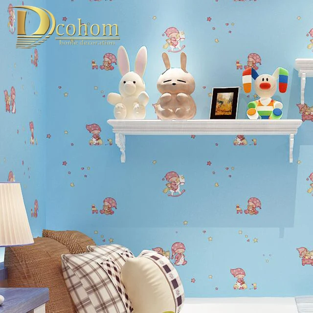 Kids Bedroom Wallpaper aliexpress : buy yellow pink blue kids bedroom wallpaper for Kids Bedroom Wallpaper aliexpress : buy yellow pink blue kids bedroom wallpaper for