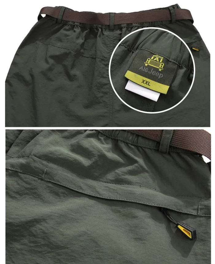 Clorts Hiking Pants Outdoor Quick Dry Pants Men Breathable Tactical Waterproof Pants Summer Walking Pants Trekking Pants (2)