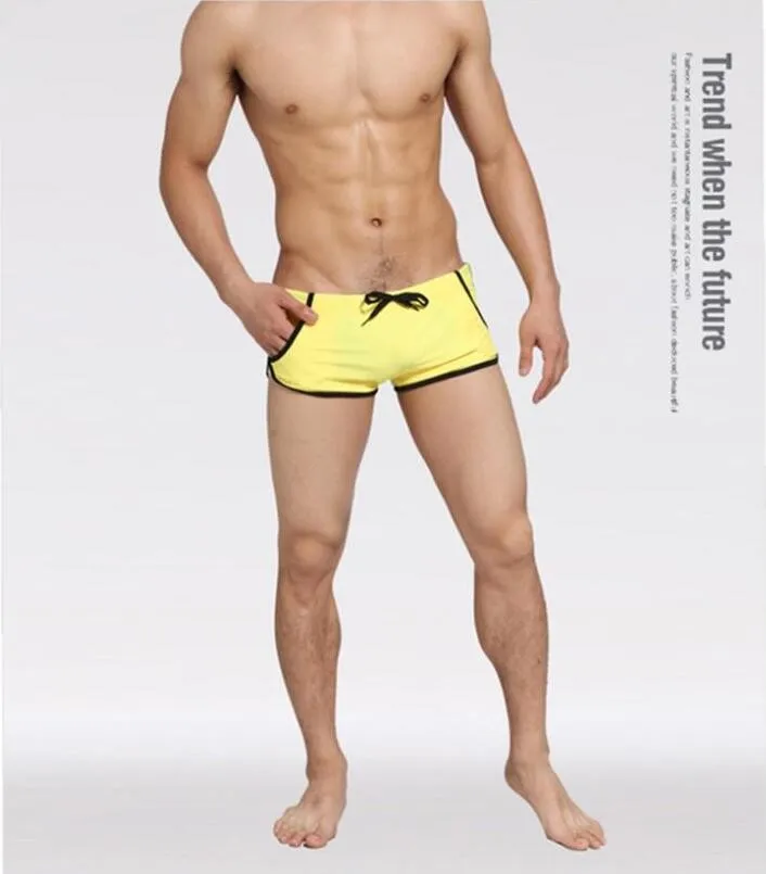SEOBEAN/купальные костюмы мужские плавки боксеры шорты мужской купальник с низкой посадкой карман для серфинга пляжная одежда купальник Sunga