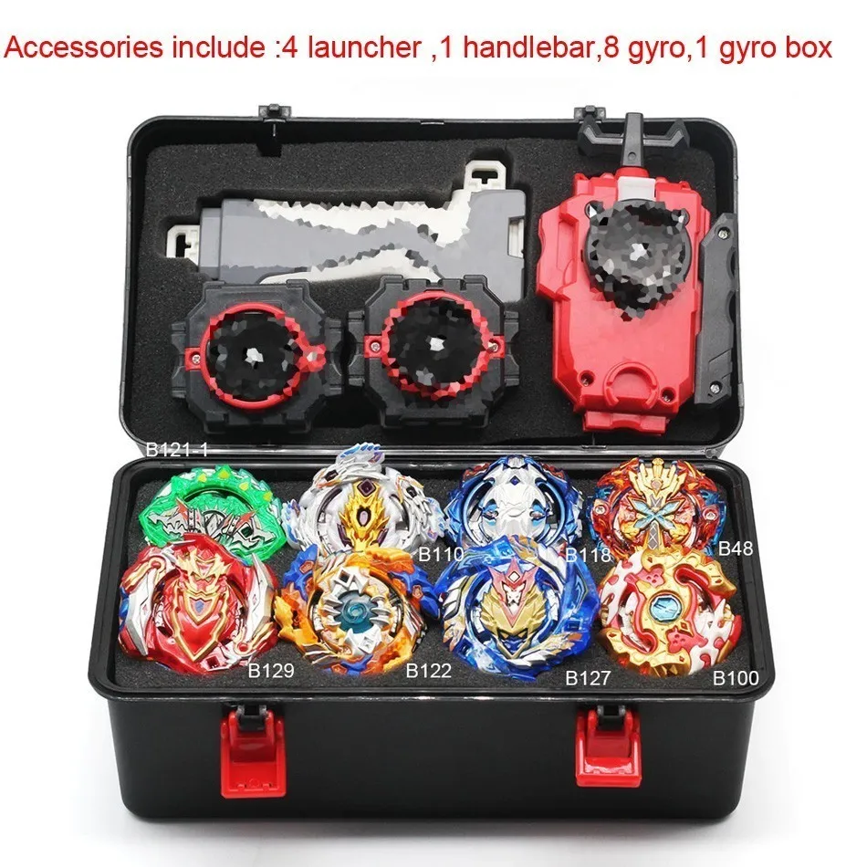 

New Beyblade Burst Set Toys Beyblades Arena Bayblade Set Metal Fusion Fighting Gyro 4d With 4 Launcher Spinning Top Blades Toys