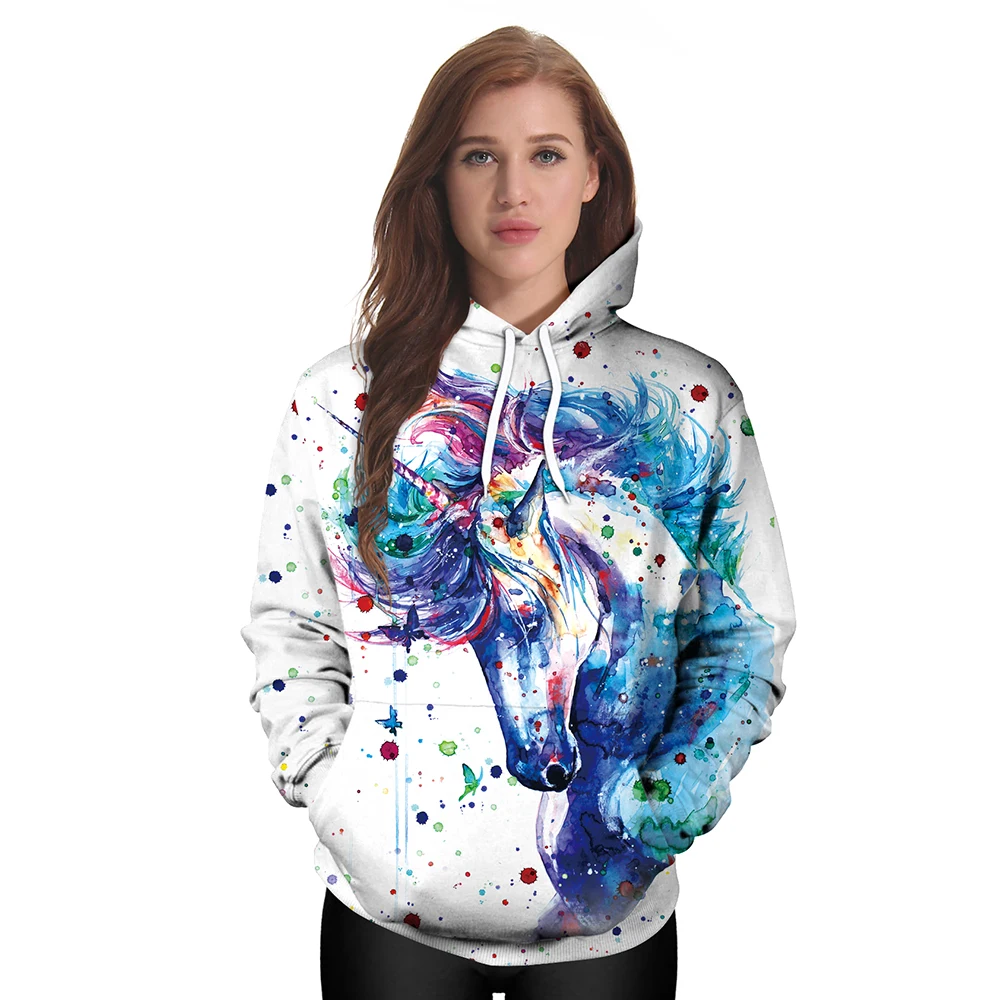 Blue Unicorn Hoodie 16 Blue Unicorn Hoodie -Unicorn Fashion