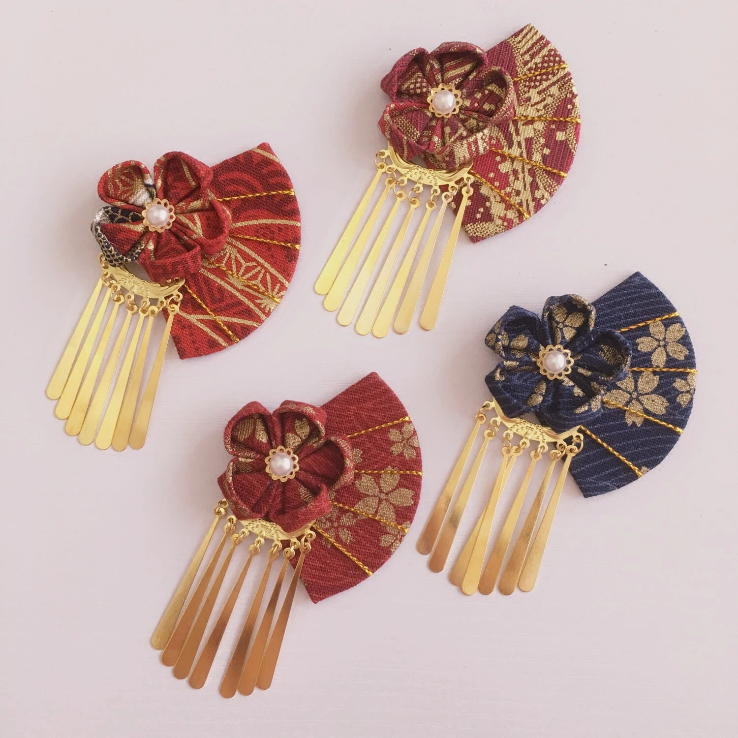 Sakura Hanfu and Fengfa ornaments antique ornaments tassel cherry